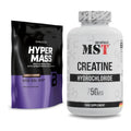 Masseaufbau-Set: BioTech Hyper Mass + MST Creatine HCL – alle enthaltenen Artikel