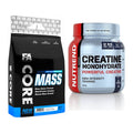 Masseaufbau-Set: FA Nutrition Core Mass + Nutrend Creatine Monohydrate – alle enthaltenen Artikel