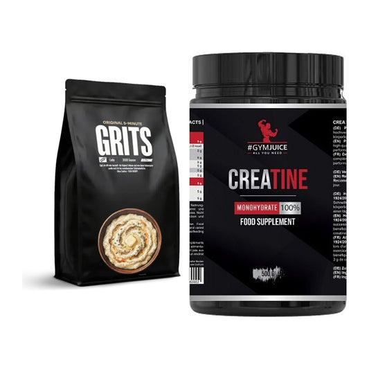 Masseaufbau-Set: Big Zone Grits + #GYMJUICE Creatine – alle enthaltenen Artikel