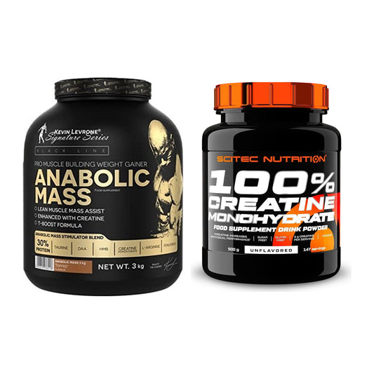 Masseaufbau-Set: Kevin Levrone Anabolic + Scitec Creatine – alle enthaltenen Artikel