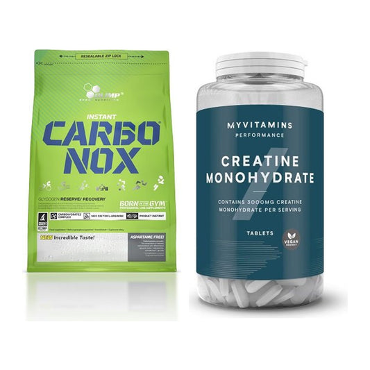 Masseaufbau-Set: Olimp Carbo Nox 1kg + MyProtein MyVitamins – alle enthaltenen Artikel