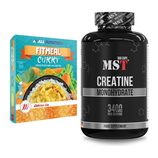 Masseaufbau-Set: Allnutrition Fitmeal + MST Creatine Monohydrate – alle enthaltenen Artikel