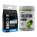 Masseaufbau-Set: FA Nutrition Core Mass + MST Creatine Kick 1000g – alle enthaltenen Artikel