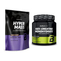 Masseaufbau-Set: BioTech Hyper Mass + BioTech Creatine Monohydrate – alle enthaltenen Artikel