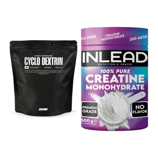 Mass Building Kit: Big Zone Cyclo Dextrin + INLEAD Creatine Monohydrate - all items included