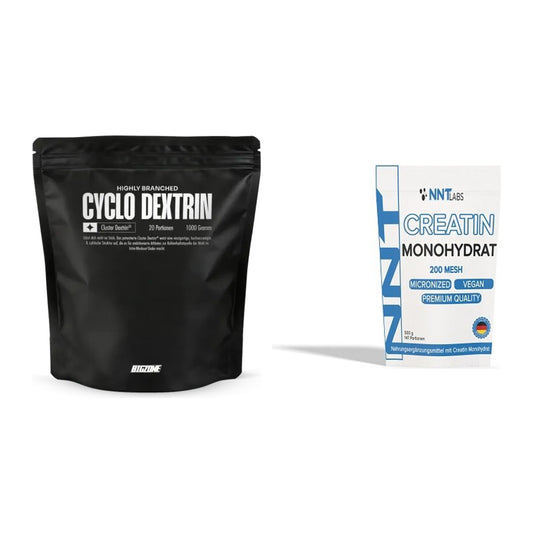 Masseaufbau-Set: Big Zone Cyclo Dextrin + NNT Creatin Monohydrat – alle enthaltenen Artikel