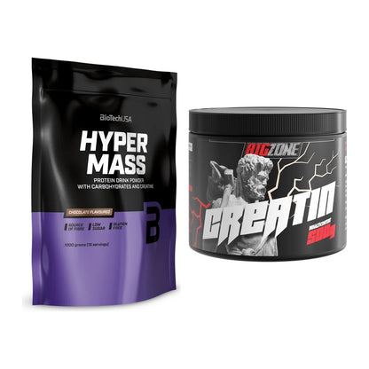 Masseaufbau-Set: BioTech Hyper Mass + Big Zone Creatin – alle enthaltenen Artikel