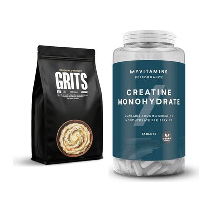 Masseaufbau-Set: Big Zone Grits + MyProtein MyVitamins – alle enthaltenen Artikel