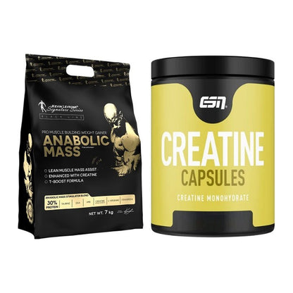 Masseaufbau-Set: Kevin Levrone Anabolic Mass + ESN Ultrapure Creatine – alle enthaltenen Artikel