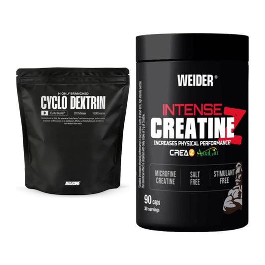 Masseaufbau-Set: Big Zone Cyclo Dextrin + Weider Intense Pure Creatine – alle enthaltenen Artikel