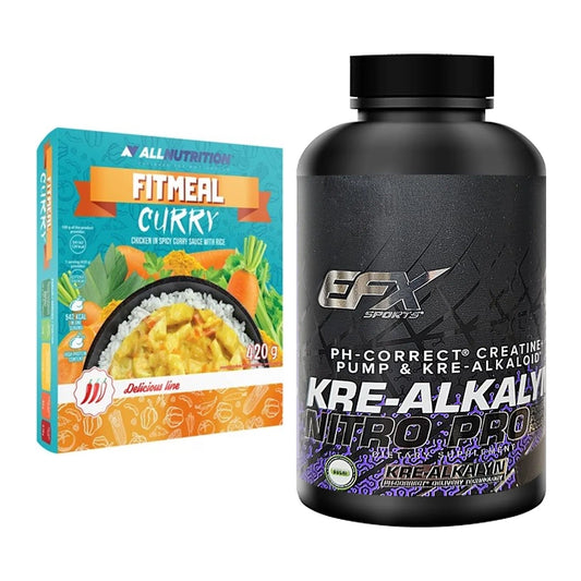 Masseaufbau-Set: Allnutrition Fitmeal + EFX Kre-Alkalyn Nitro PRO – alle enthaltenen Artikel
