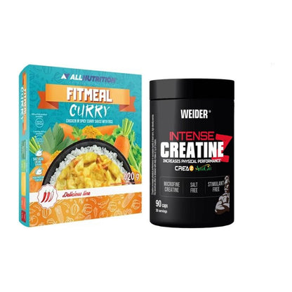 Masseaufbau-Set: Allnutrition Fitmeal + Weider Intense Pure Creatine – alle enthaltenen Artikel