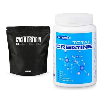 Masseaufbau-Set: Big Zone Cyclo Dextrin + Megabol Total Creatine – alle enthaltenen Artikel