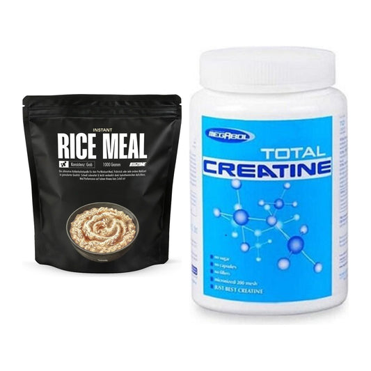 Masseaufbau-Set: Big Zone Instant Rice + Megabol Total Creatine – alle enthaltenen Artikel