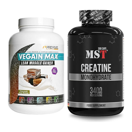 Masseaufbau-Set: ProFuel VEGAIN MAX Gainer + MST Creatine Monohydrate – alle enthaltenen Artikel