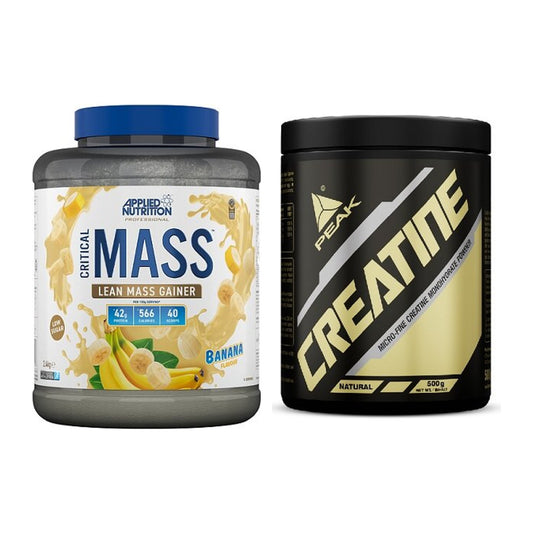 Masseaufbau-Set: Applied Critical Mass + Peak Creatin Powder – alle enthaltenen Artikel