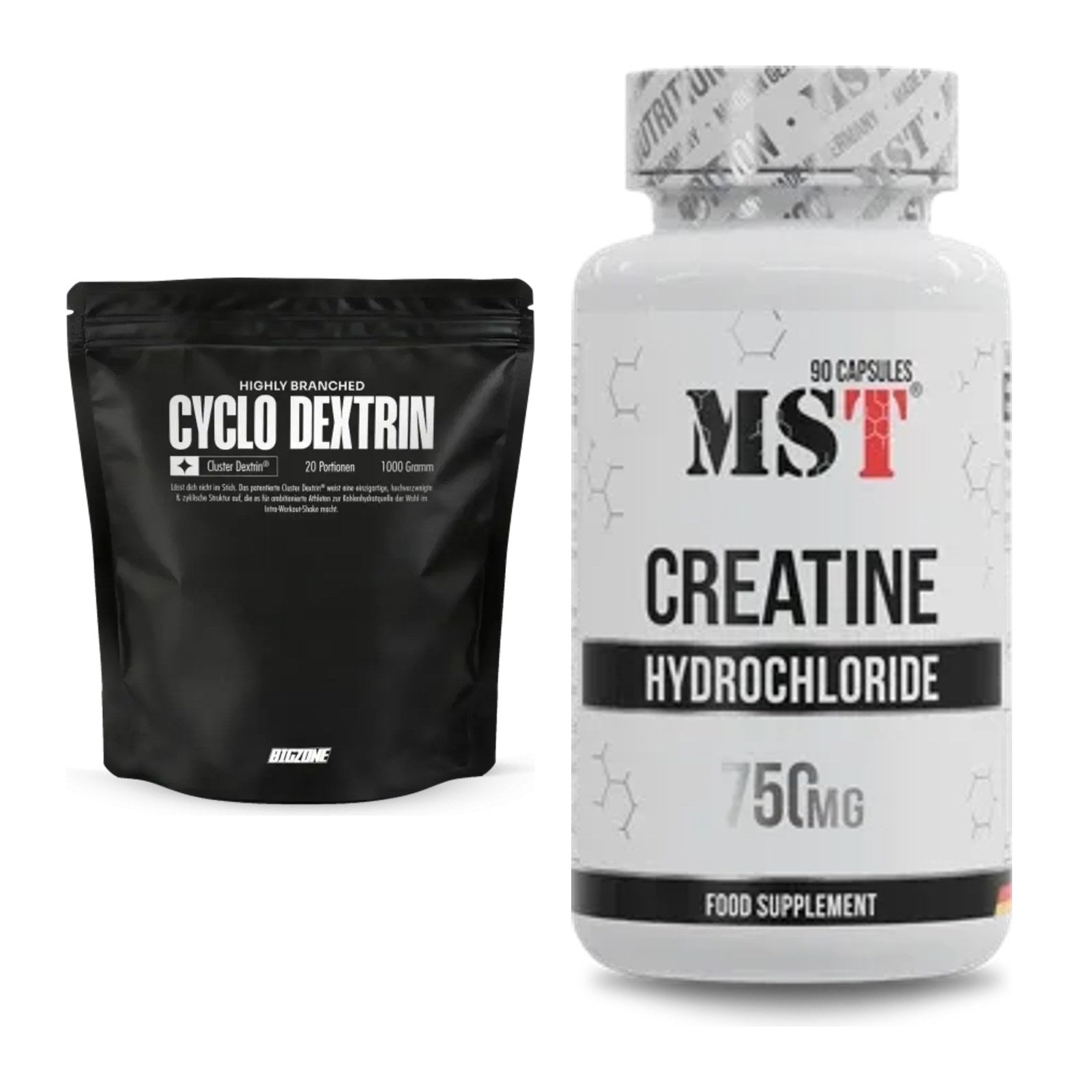 Masseaufbau-Set: Big Zone Cyclo Dextrin + MST Creatin HCL – alle enthaltenen Artikel