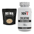 Masseaufbau-Set: Big Zone Instant Rice Meal (grob) + MST Creatin HCL – alle enthaltenen Artikel