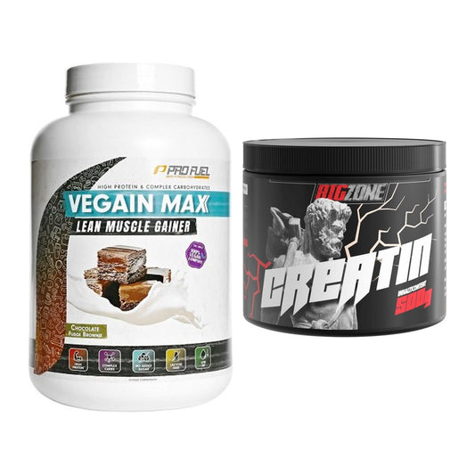 Masseaufbau-Set: ProFuel VEGAIN MAX Gainer 3kg + Big Zone Creatin – alle enthaltenen Artikel