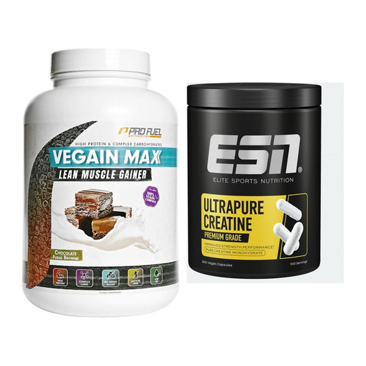 Masseaufbau-Set: ProFuel VEGAIN MAX Gainer + ESN Ultrapure Creatine – alle enthaltenen Artikel