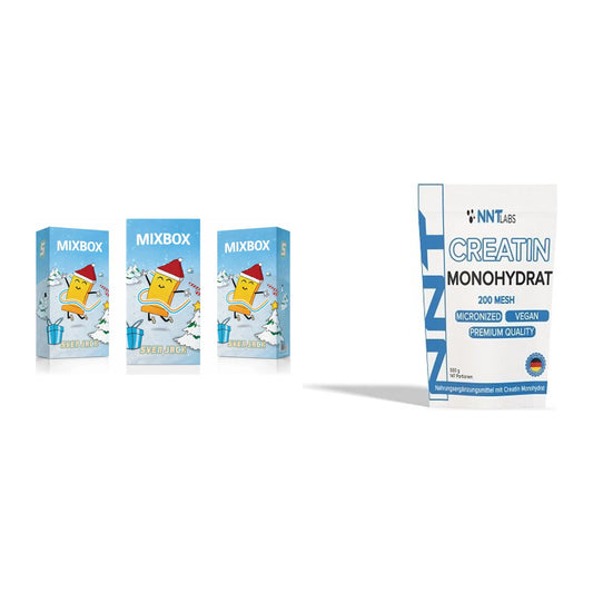 Masseaufbau-Set: Sven Jack MIXBOX 49x65g + NNT Creatin Monohydrat – alle enthaltenen Artikel