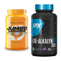 Masseaufbau-Set: Scitec Jumbo Hardcore1530g + EFX Kre-Alkalyn 3000 – alle enthaltenen Artikel