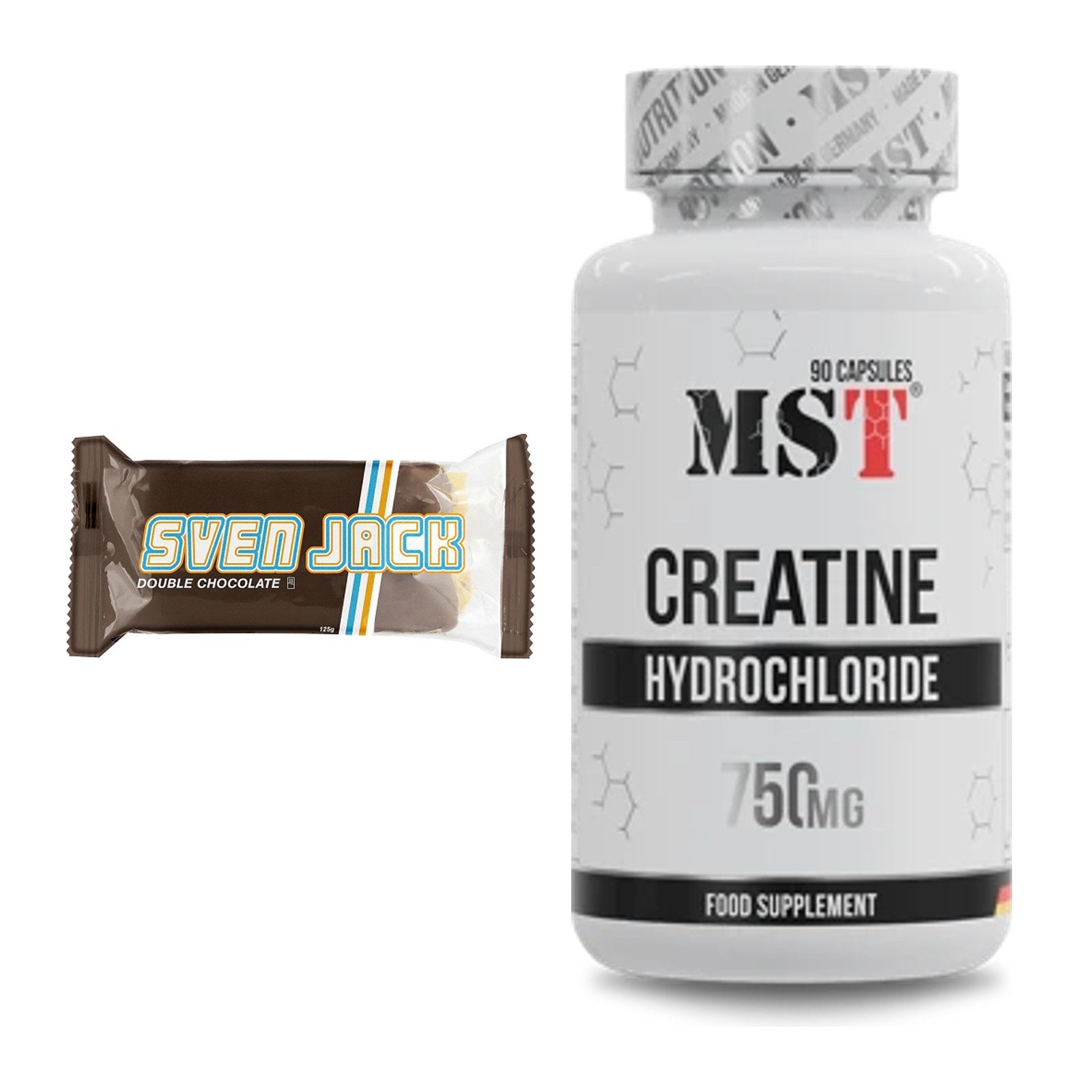 Masseaufbau-Set: Sven Jack (Energycake) + MST Creatin HCL – alle enthaltenen Artikel