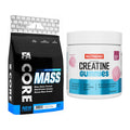 Masseaufbau-Set: FA Nutrition Core Mass + Nutrend Creatine Gummies – alle enthaltenen Artikel