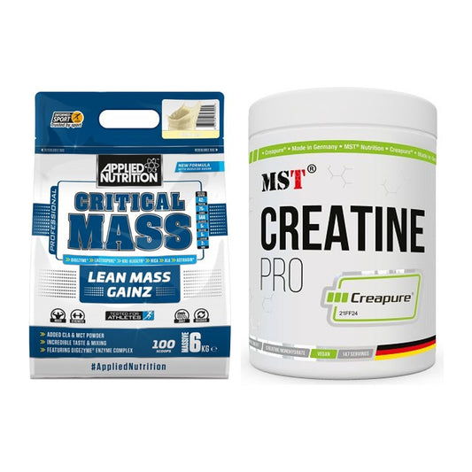 Masseaufbau-Set: Applied Nutrition + MST Creatin Pro CREAPURE – alle enthaltenen Artikel