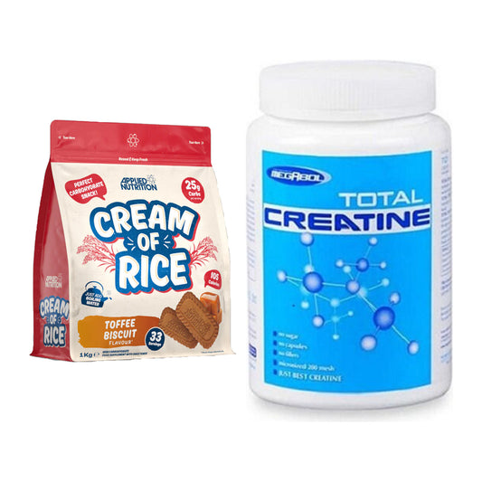 Masseaufbau-Set: Applied Nutrition Cream + Megabol Total Creatine – alle enthaltenen Artikel