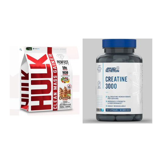 Masseaufbau-Set: Perfect Sports Hulk Clean + Applied Nutrition – alle enthaltenen Artikel