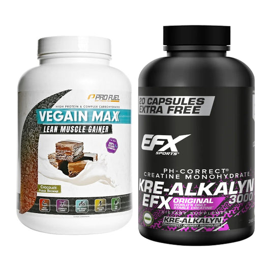 Masseaufbau-Set: ProFuel VEGAIN MAX Gainer + EFX Kre-Alkalyn 3000 – alle enthaltenen Artikel