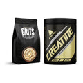 Masseaufbau-Set: Big Zone Grits (Maisgrieß) + Peak Creatin Powder – alle enthaltenen Artikel