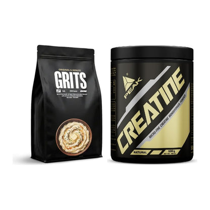 Masseaufbau-Set: Big Zone Grits (Maisgrieß) + Peak Creatin Powder – alle enthaltenen Artikel