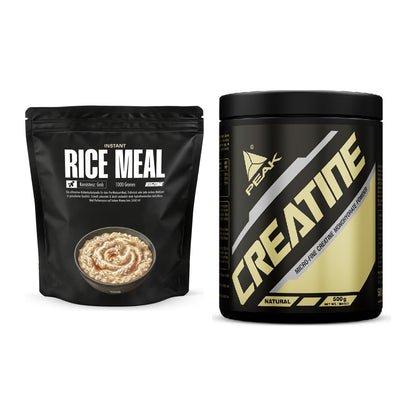 Masseaufbau-Set: Big Zone Instant Rice + Peak Creatin Powder – alle enthaltenen Artikel