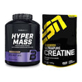 Masseaufbau-Set: BioTech Hyper Mass 4000g + ESN Ultrapure Creatine – alle enthaltenen Artikel