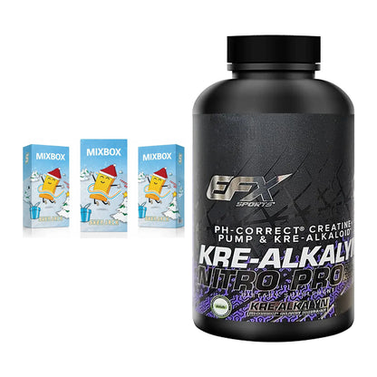 Masseaufbau-Set: Sven Jack MIXBOX 49x65g + EFX Kre-Alkalyn Nitro PRO – alle enthaltenen Artikel