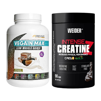 Masseaufbau-Set: ProFuel VEGAIN MAX Gainer + Weider Intense Pure – alle enthaltenen Artikel