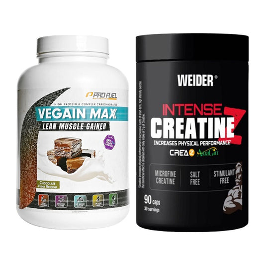 Masseaufbau-Set: ProFuel VEGAIN MAX Gainer + Weider Intense Pure – alle enthaltenen Artikel