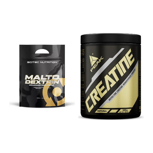Masseaufbau-Set: Scitec Maltodextrin 2000g + Peak Creatin Powder – alle enthaltenen Artikel