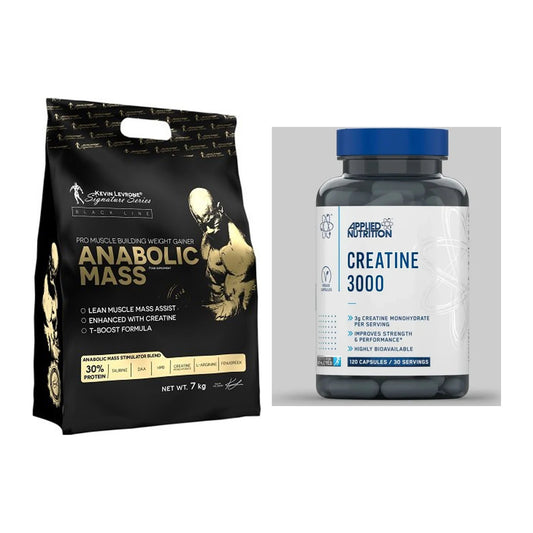 Masseaufbau-Set: Kevin Levrone Anabolic + Applied Nutrition – alle enthaltenen Artikel