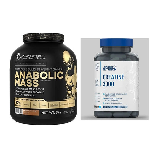Masseaufbau-Set: Kevin Levrone Anabolic + Applied Nutrition – alle enthaltenen Artikel
