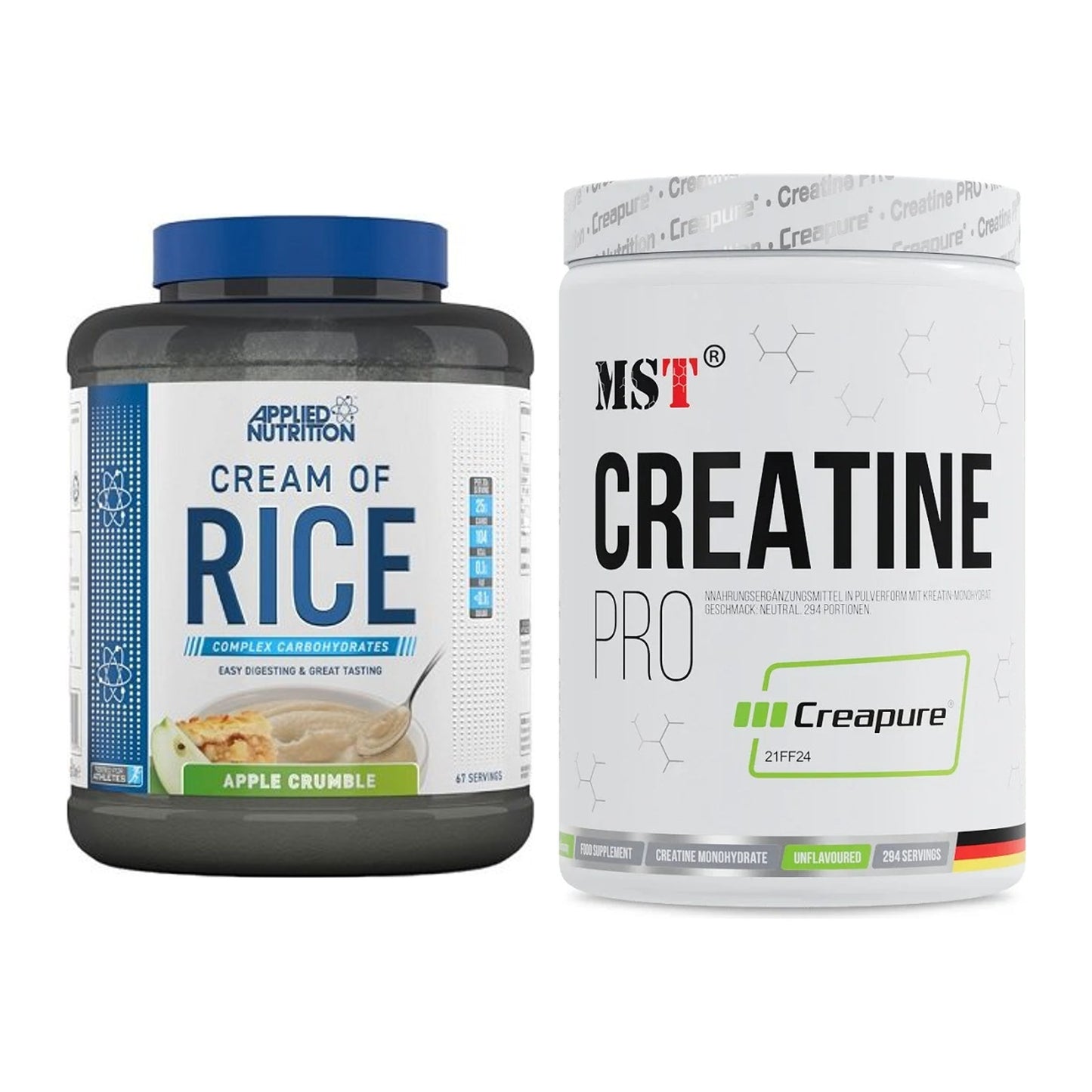Masseaufbau-Set: Applied Nutrition Cream + MST Creatin Pro CREAPURE – alle enthaltenen Artikel