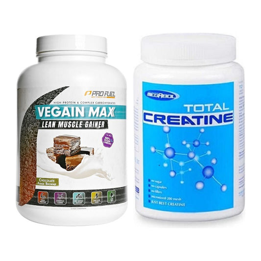 Masseaufbau-Set: ProFuel VEGAIN MAX Gainer + Megabol Total Creatine – alle enthaltenen Artikel