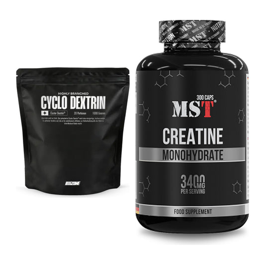 Masseaufbau-Set: Big Zone Cyclo Dextrin + MST Creatine Monohydrate – alle enthaltenen Artikel
