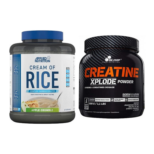 Masseaufbau-Set: Applied Nutrition Cream + Olimp Creatine Xplode – alle enthaltenen Artikel