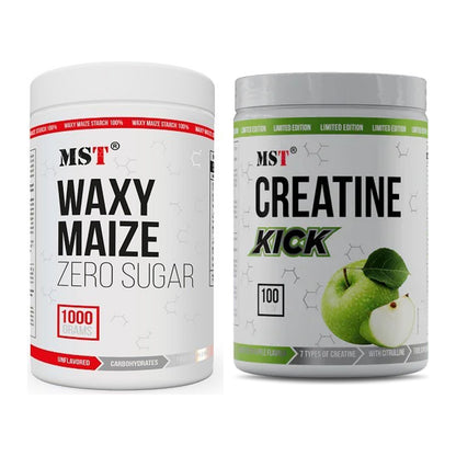 Masseaufbau-Set: MST WAXY MAIZE + MST Creatine Kick – alle enthaltenen Artikel
