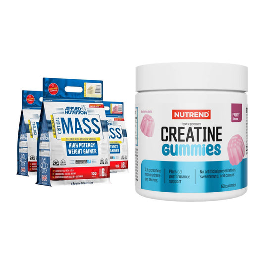 Masseaufbau-Set: Applied Nutrition + Nutrend Creatine Gummies – alle enthaltenen Artikel