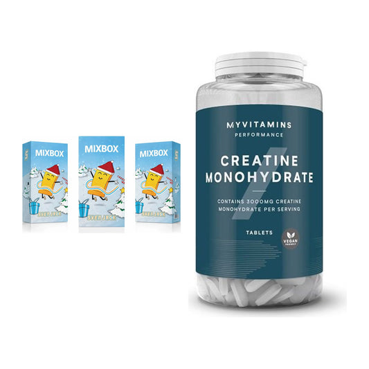 Masseaufbau-Set: Sven Jack MIXBOX 49x65g + MyProtein MyVitamins – alle enthaltenen Artikel