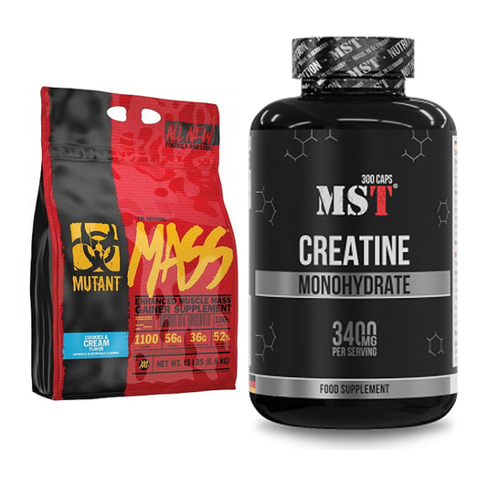 Masseaufbau-Set: Mutant Mass + MST Creatine Monohydrate – alle enthaltenen Artikel